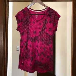 Nike Dri-Fit pink running shirt, W's L
